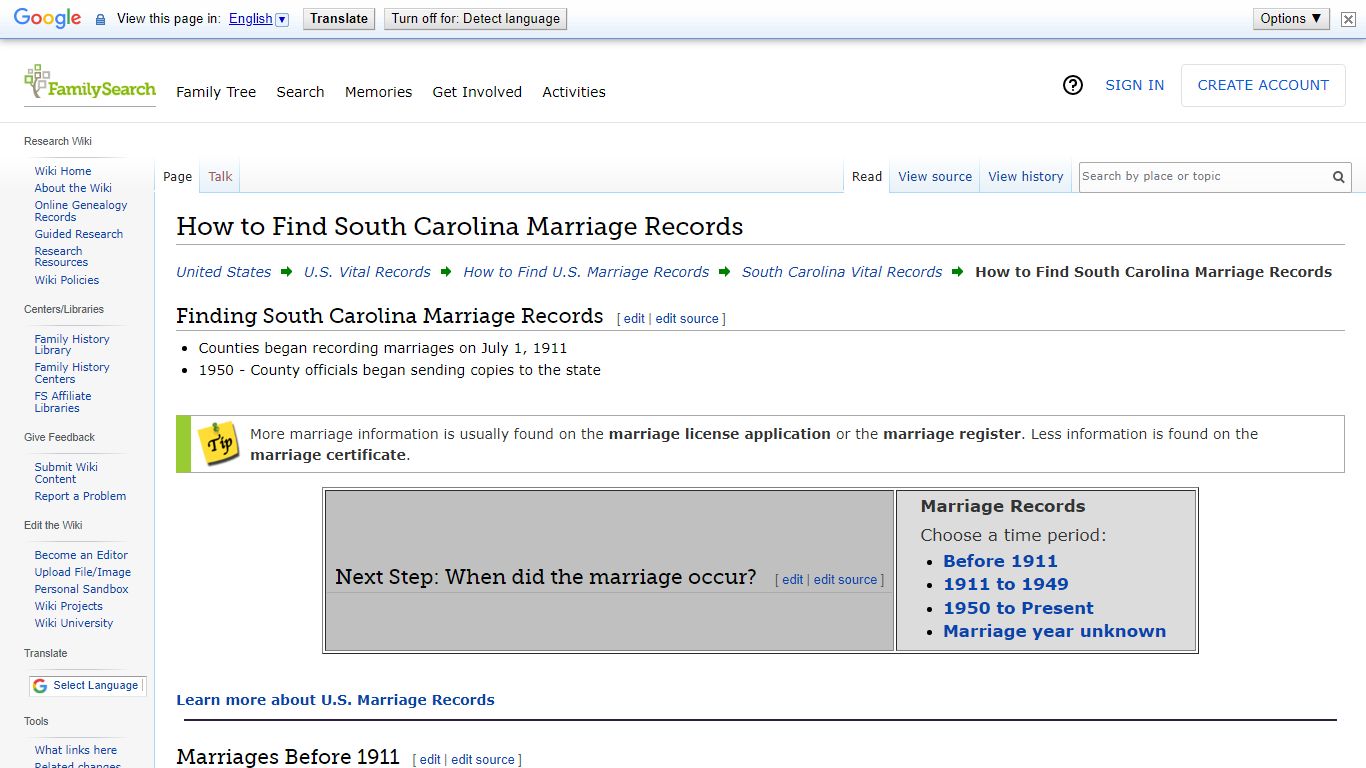 How to Find South Carolina Marriage Records • FamilySearch